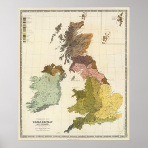 Ethnographic, Gt Brit, Ireland Poster