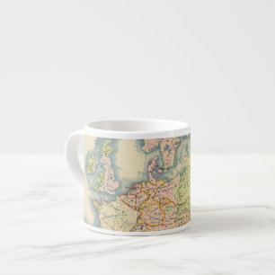 Ethnographic map of Europe Espresso Cup