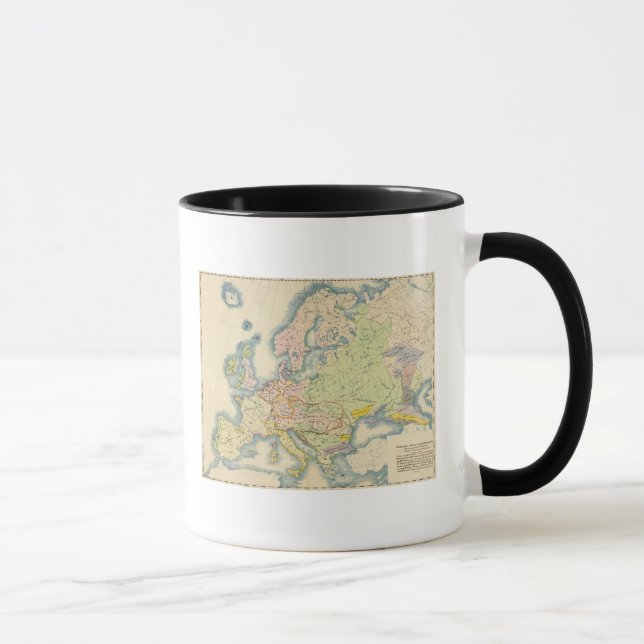 Ethnographic map of Europe Mug (Right)