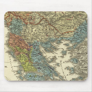 Ethnographic Map of Ottoman Empire Mouse Pad