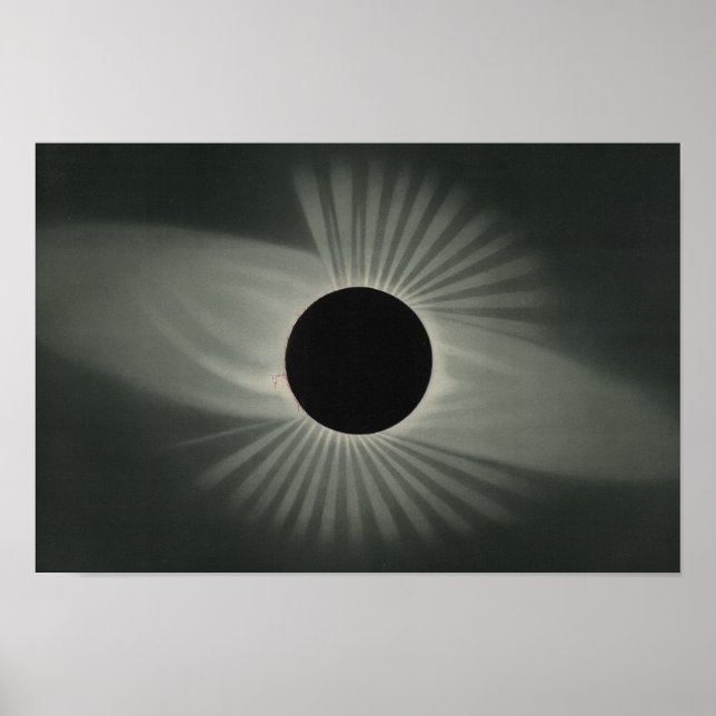 Etienne Leopold Trouvelot - Total Eclipse Poster (Front)