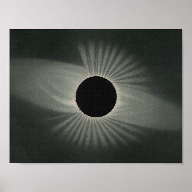 Etienne Leopold Trouvelot - Total Eclipse Poster (Front)