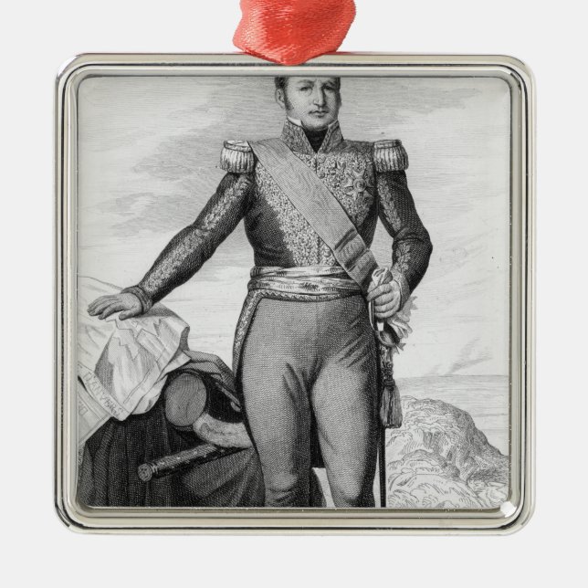 Etienne Maurice Gerard Metal Tree Decoration (Front)