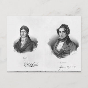 Etienne Mehul and Giacomo Meyerbeer Postcard