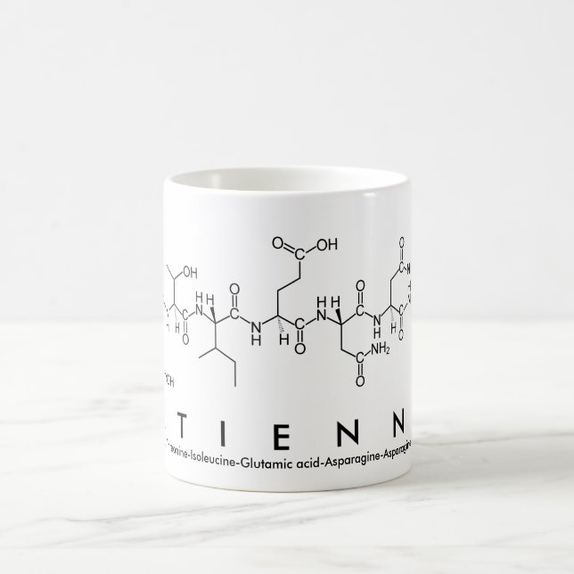 Étienne peptide name mug (Center)