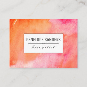 Etiqueta / Water Colour Expressive Business Card
