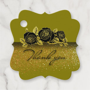 Etiquetas para recuerdos con flores favour tags