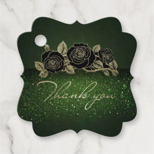 Etiquetas para recuerdos de agradecimiento favour tags