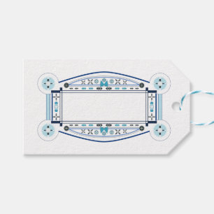 Etiquette cadeau rétro, de style Art Déco Gift Tags