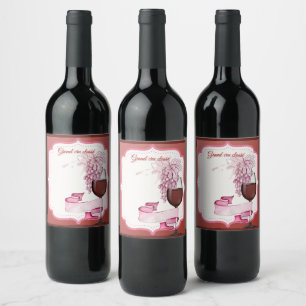 Étiquette Pour Bouteilles De Vin Lot d'étiquettes  Wine Label