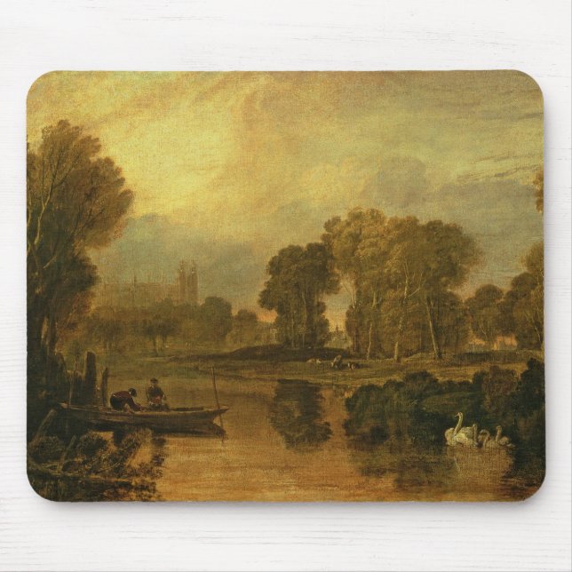 Eton College from the River, or The Thames at Mouse Pad (Front)