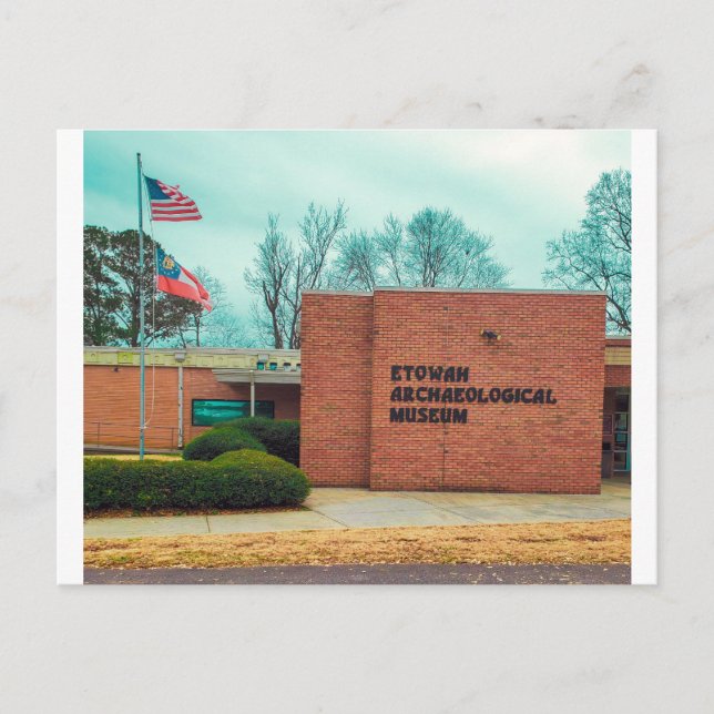 Etowah Archaeological Museum Postcard (Front)