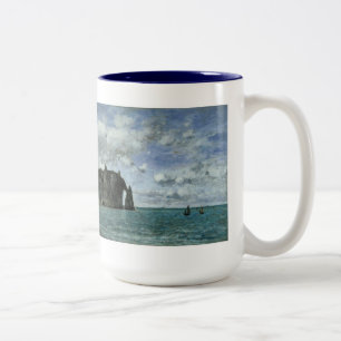 Etretat, The Porte d'Aval Two-Tone Coffee Mug
