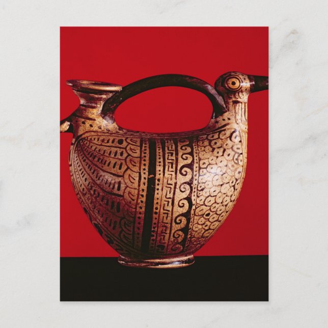 Etruscan askos in the shape of a duck postcard (Front)