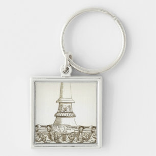 Etruscan bronze lamp in the Museum of Cortona Key Ring