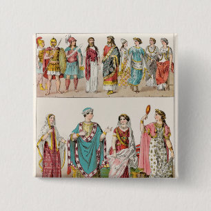 Etruscan Dress 15 Cm Square Badge