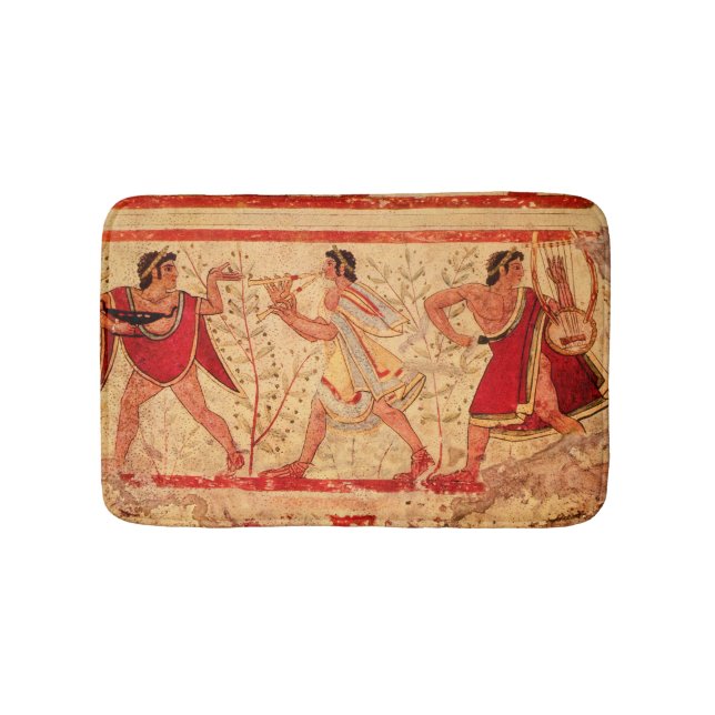 Etruscan musicians bath mat (Front)