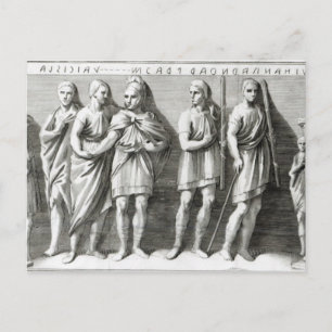 Etruscan Sarcophagus Postcard