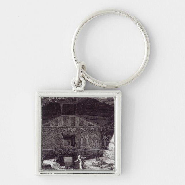 Etruscan Tomb, c.1780 Key Ring (Front)