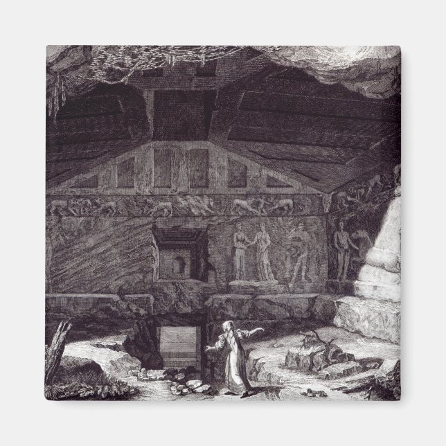 Etruscan Tomb, c.1780 Magnet (Front)