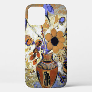Etruscan Vase with Flowers, Redon iPhone 12 Case