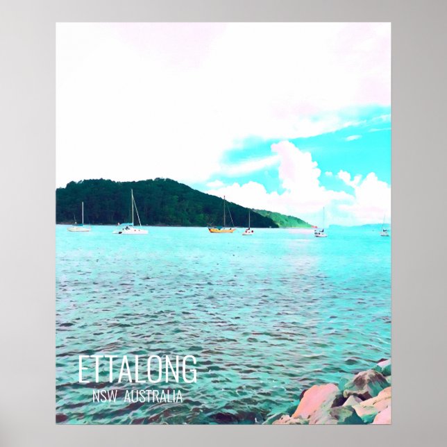 Ettalong Central Coast NSW Australia Poster (Front)