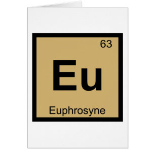 Eu - Euphrosyne Graces Chemistry Periodic Table