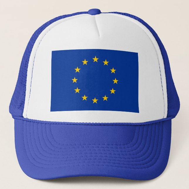 EU - European Union Flag Trucker Hat (Front)