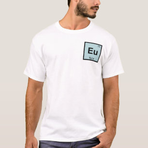 Eu - Eurus Greek Chemistry Periodic Table Symbol T-Shirt