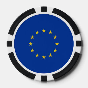 EU Flag Poker Chips