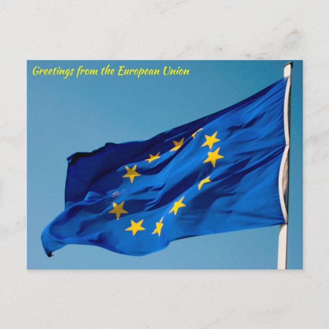 EU flag Postcard (Front)