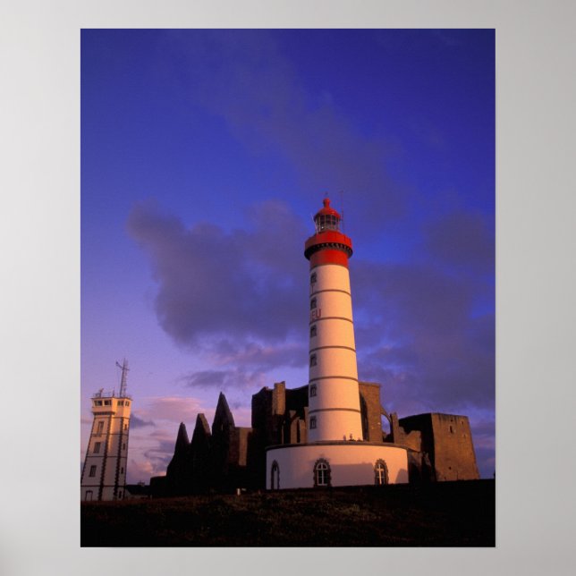 EU, France, Brittany, Finistere, St. Mathieu, Poster (Front)