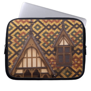 EU, France, Burgundy, Cote d'Or, Beaune. Tiled Laptop Sleeve
