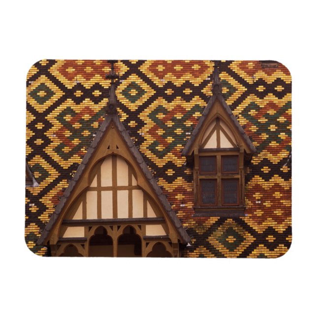 EU, France, Burgundy, Cote d'Or, Beaune. Tiled Magnet (Horizontal)
