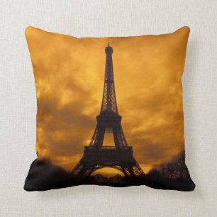 EU, France, Paris.  Eiffel Tower. Cushion
