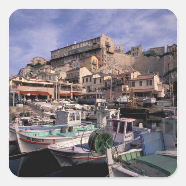 EU, France, Provence, Bouches, du, Rhone, 2 Square Sticker (Front)