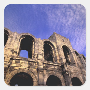 EU, France, Provence, Bouches, du, Rhone, 5 Square Sticker