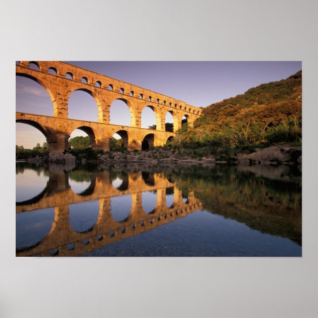 EU, France, Provence, Gard, Pont du Gard. 2 Poster (Front)
