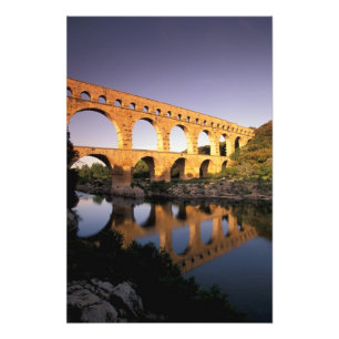 EU, France, Provence, Gard, Pont du Gard. 3 Photo Print