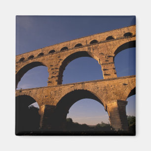 EU, France, Provence, Gard, Pont du Gard. 4 Magnet