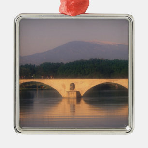 EU, France, Provence, Vaucluse, Avignon. Pont Metal Tree Decoration
