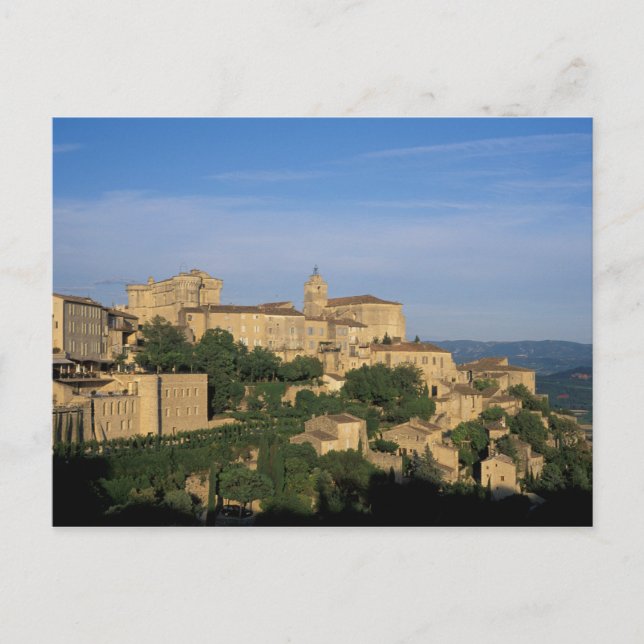 EU, France, Provence, Vaucluse, Gordes, Postcard (Front)