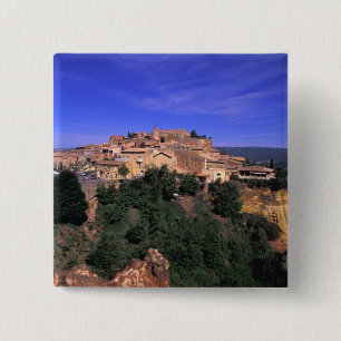 EU, France, Provence, Vaucluse, Rousillon. 15 Cm Square Badge