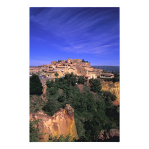 EU, France, Provence, Vaucluse, Rousillon. Photo Print