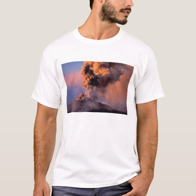 EU, Italy, Sicily, Mt. Etna summit vent T-Shirt (Front)