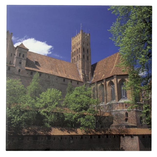 EU, Poland, Pomerania, Malbork. Europe's largest Ceramic Tile (Front)