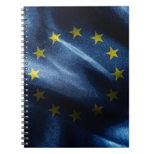 EU silk flag Notebook
