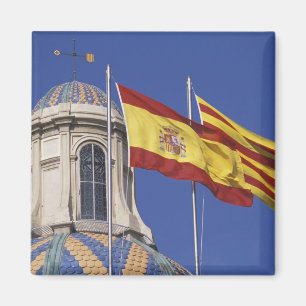 EU, Spain, Catalonia, Palau de la Generalitat. Magnet