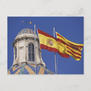 EU, Spain, Catalonia, Palau de la Generalitat. Postcard