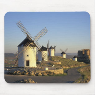 EU, Spain, La Mancha, Consuegra. Windmills and Mouse Pad